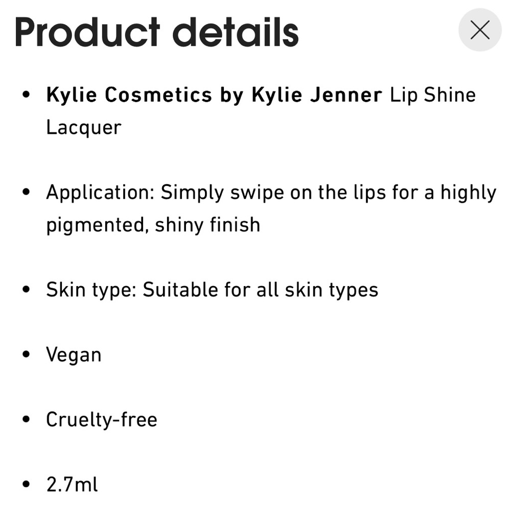 Kylie Lip Shine Lacquer A Whole Lewk - Picture 16 of 16